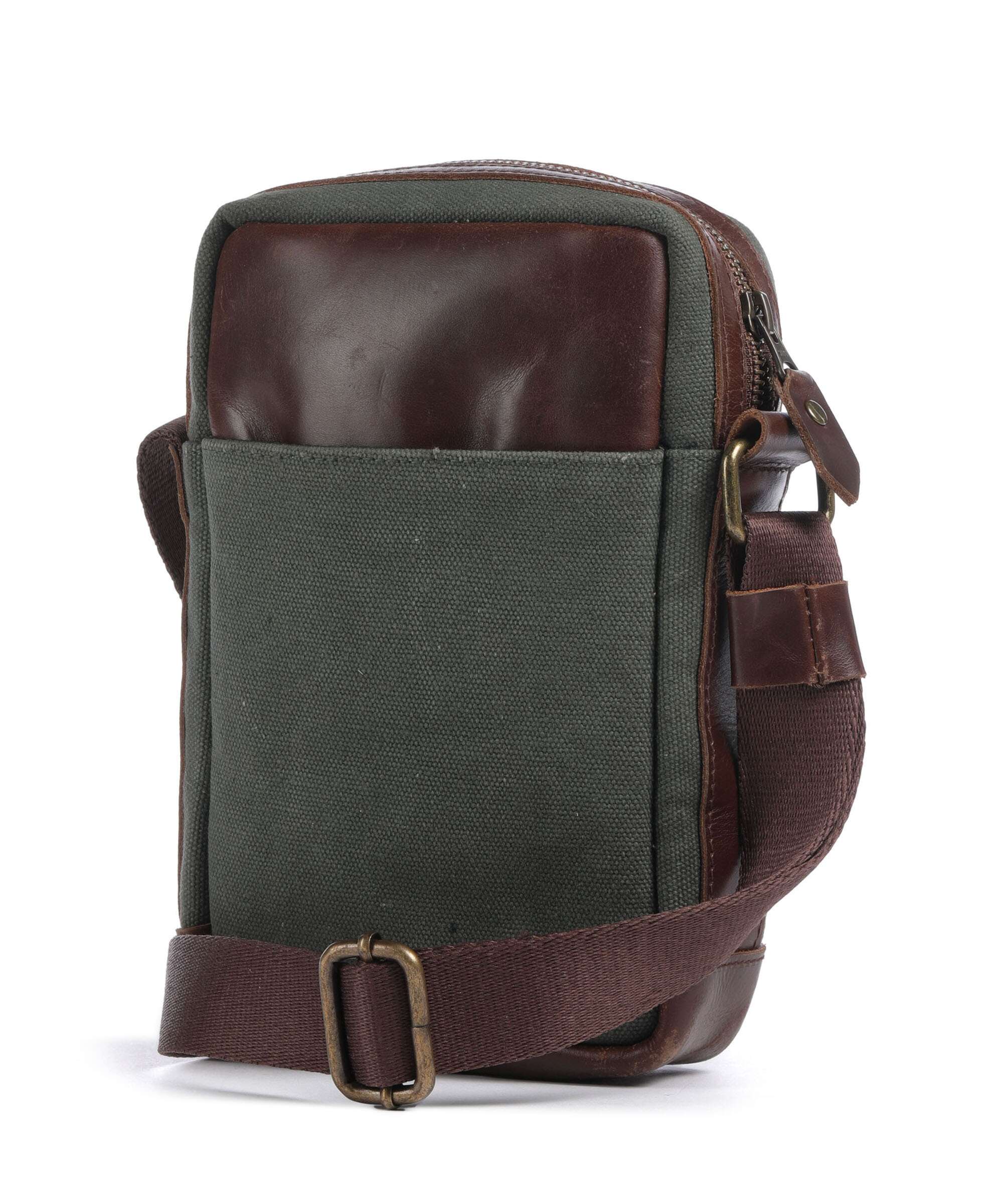 Buckle & Seam Runner Crossbody bag green
