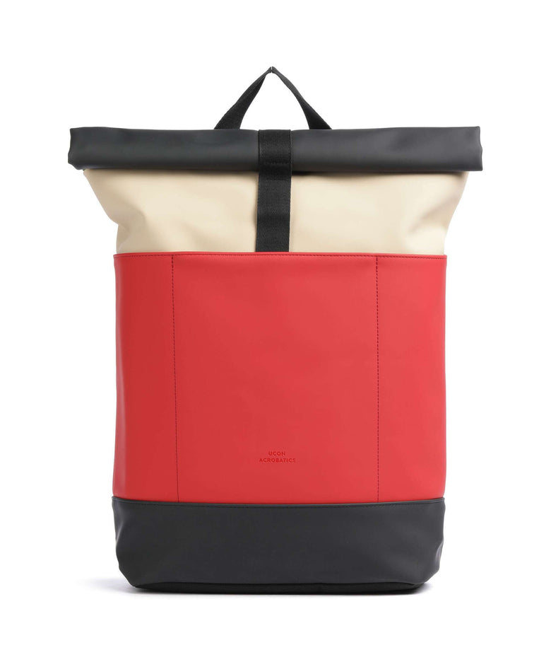 Ucon Acrobatics Lotus Hajo Medium Rolltop backpack light almond/red