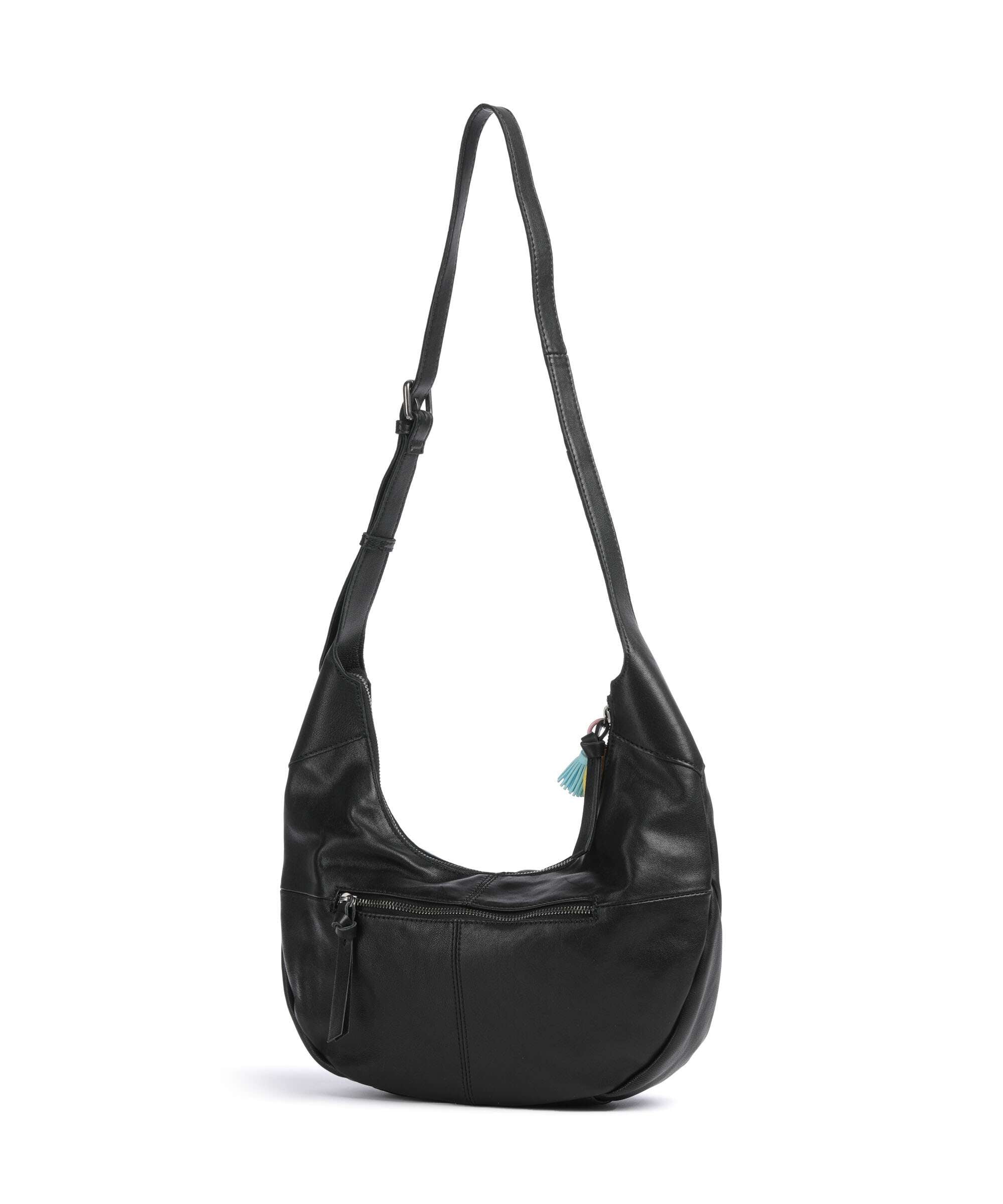 FredsBruder Take A Smile Hobo bag black