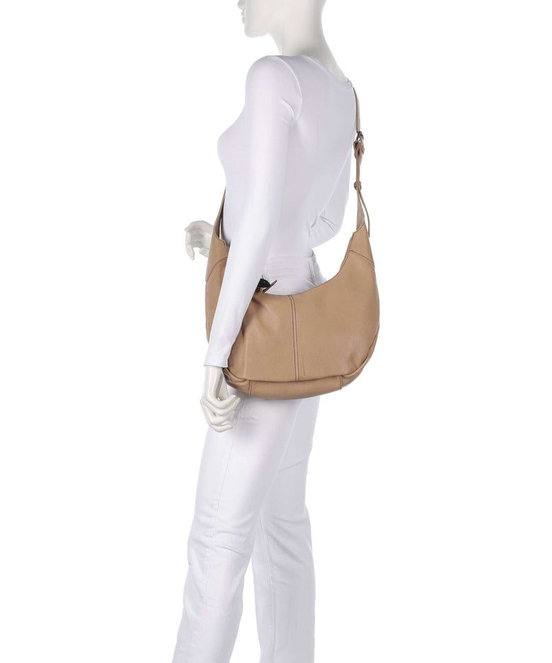 FredsBruder Take A Smile Big Hobo bag milk coffee