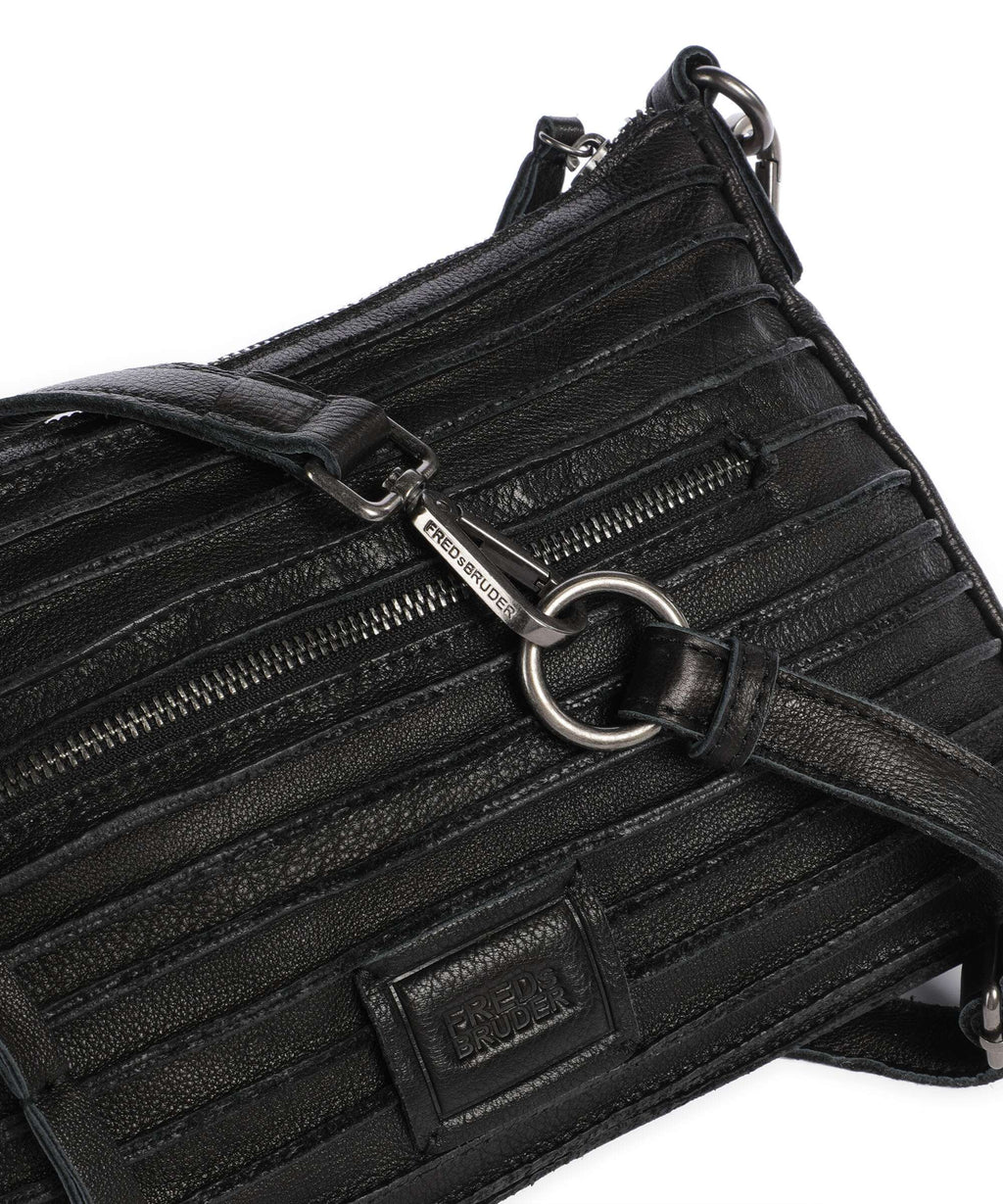 FredsBruder Bestseller Riffel Hobo bag black