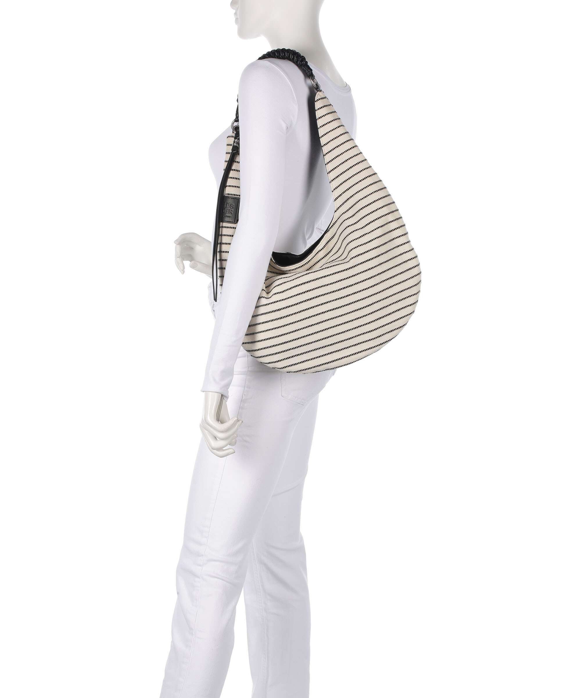 FredsBruder For Lovers Midi Hobo bag black