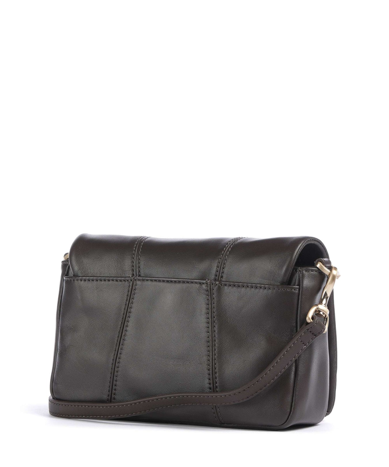 Les Visionnaires Mila Icon Silky Crossbody bag chocolate brown