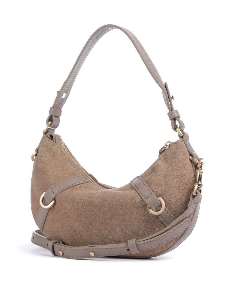 Les Visionnaires Enya Cozy Mini Shoulder bag mushroom/capuccino beige