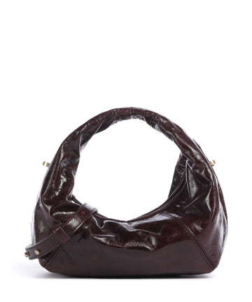 Les Visionnaires Greta Icon Crinkle Mini Torbu bordeaux red