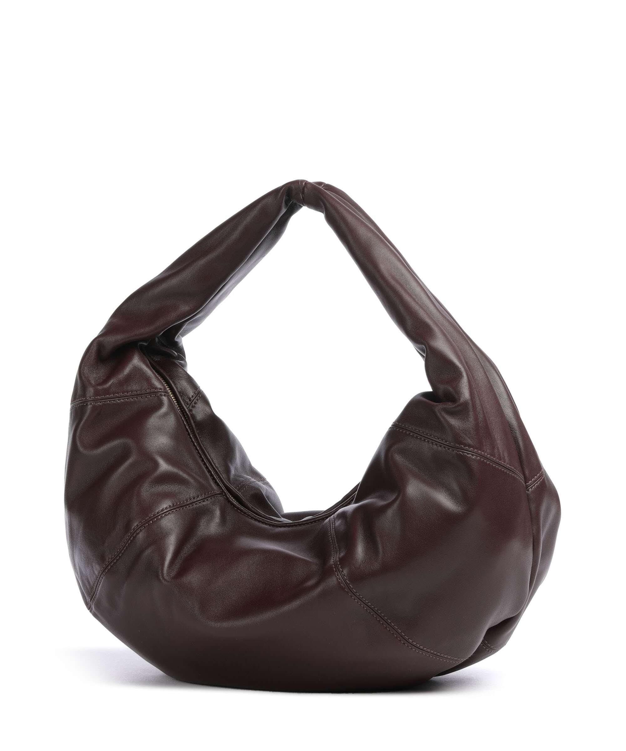 Les Visionnaires Greta Icon Silky Hobo bag vinyard red