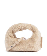 Les Visionnaires Greta Teddy Micro Torba preko ramena milky beige