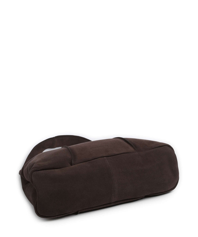 Les Visionnaires Paz Essential Cozy Hobo bag dark brown