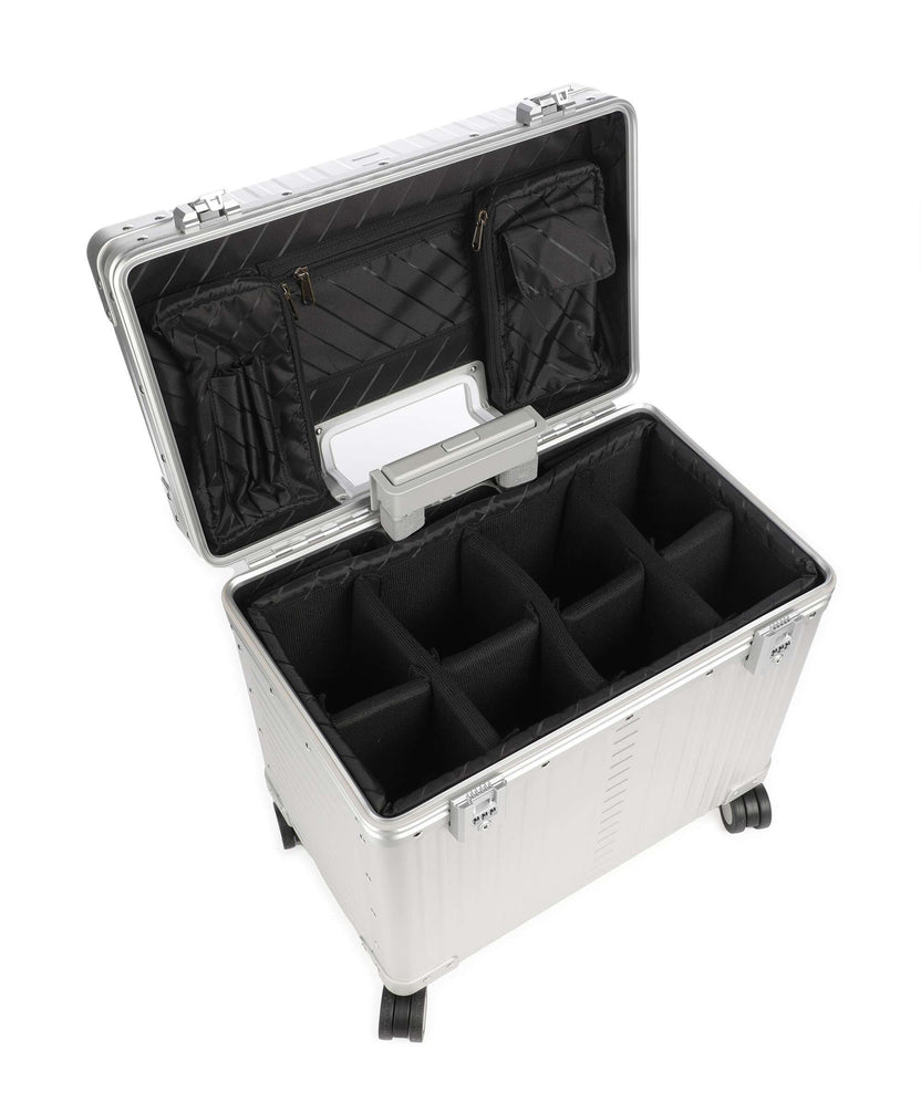 Aleon Classic 17 XL Rolling briefcase platinum