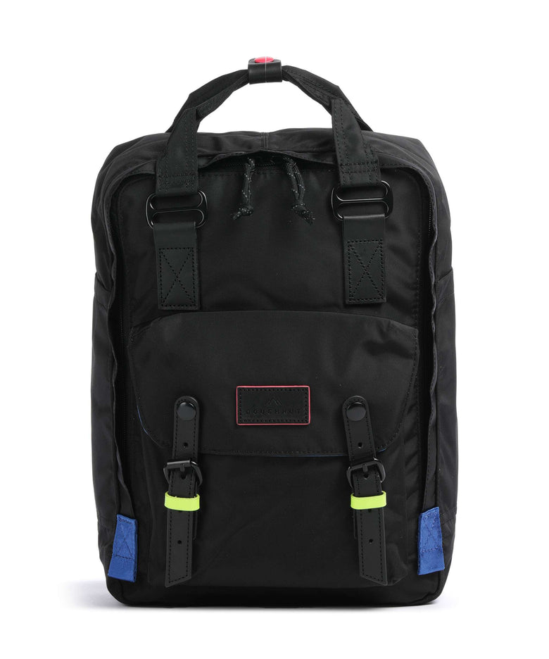 Doughnut Macaroon Backpack black/neon