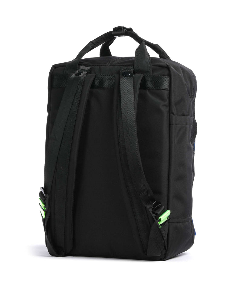 Doughnut Macaroon Backpack black/neon