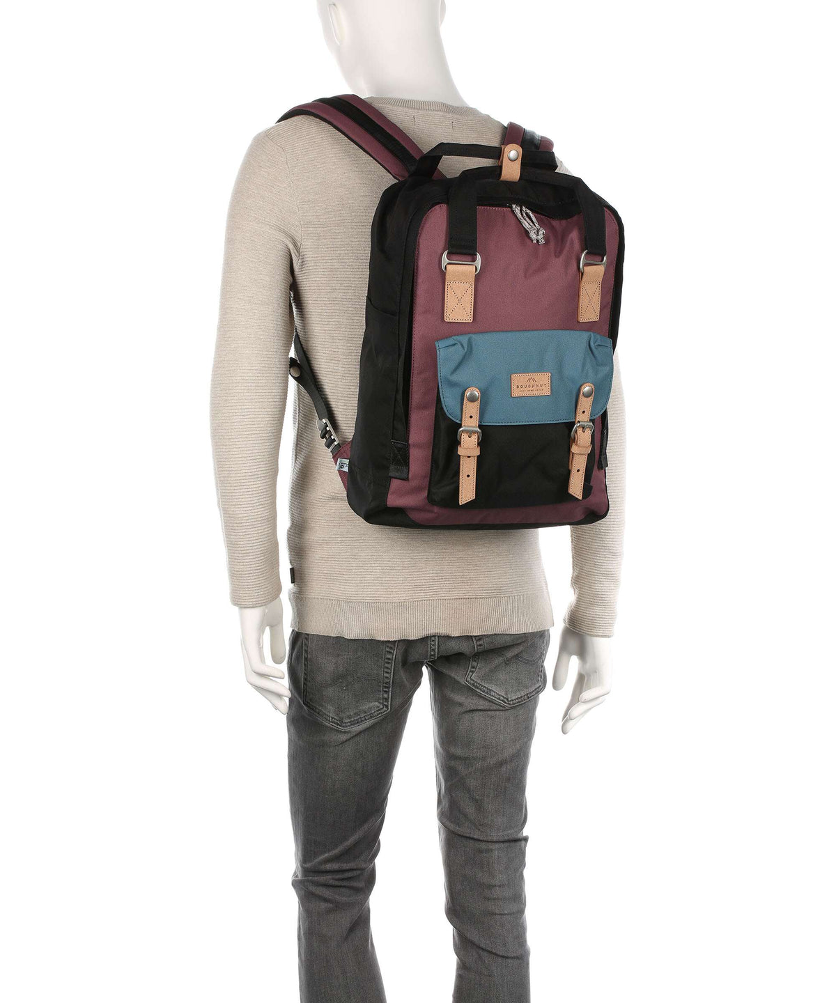 Doughnut Tarzan II Macaroon Backpack black/army