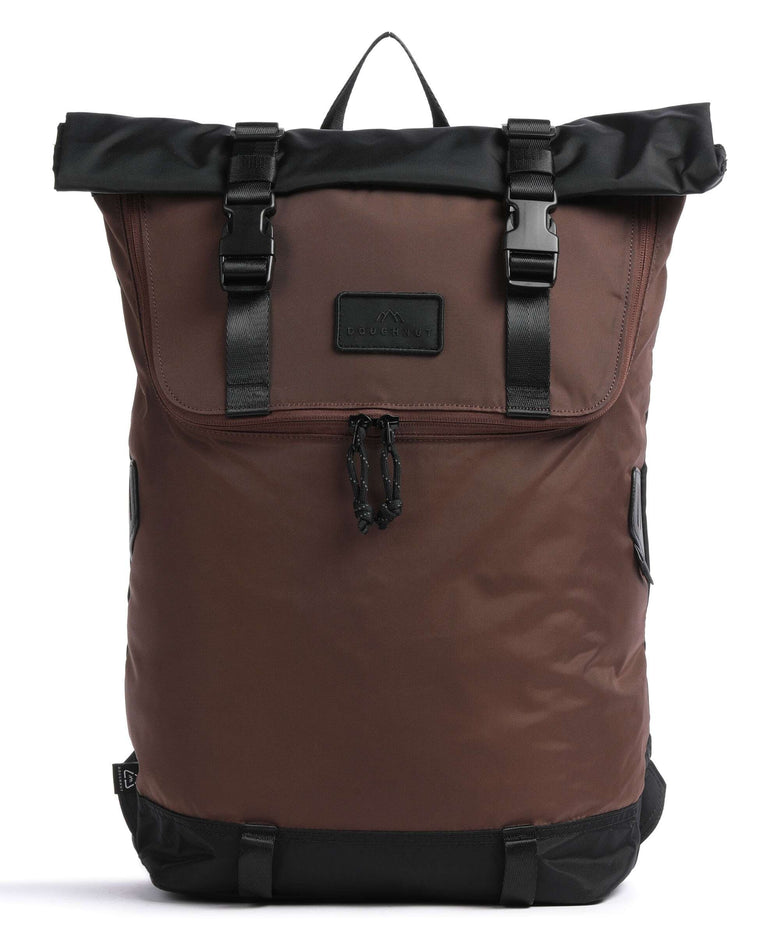 Doughnut Go Wild Christopher Rolltop backpack black/brown
