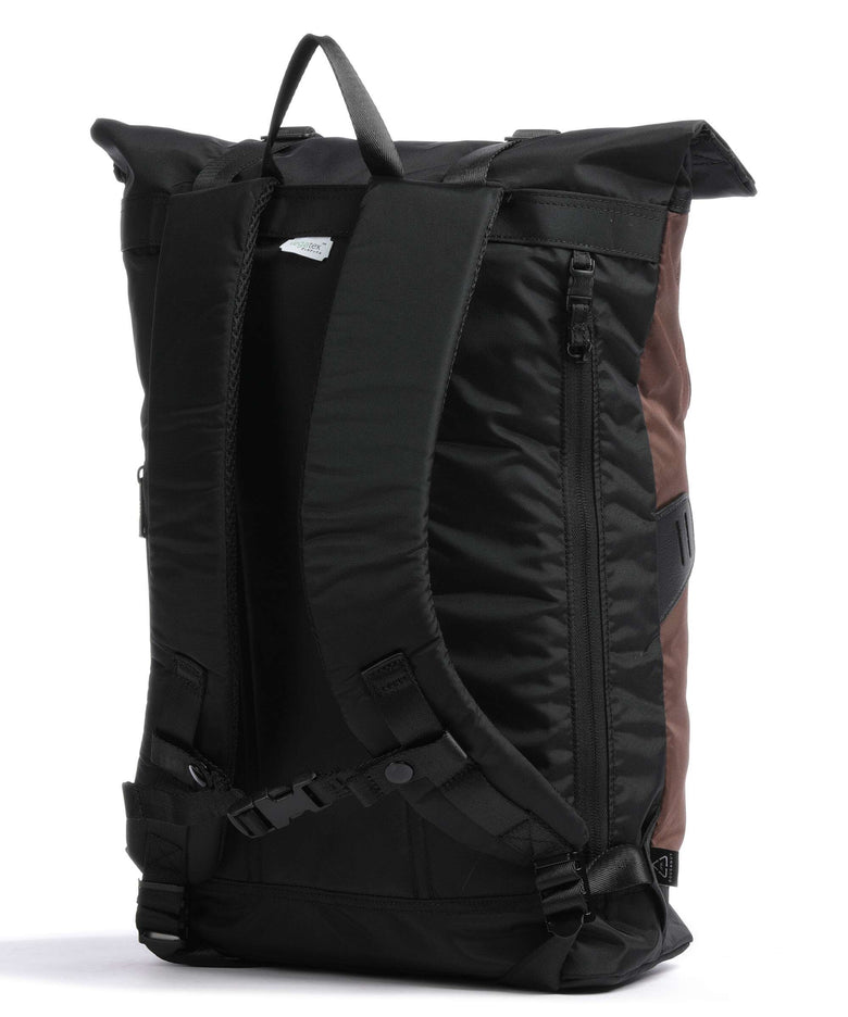 Doughnut Go Wild Christopher Rolltop backpack black/brown