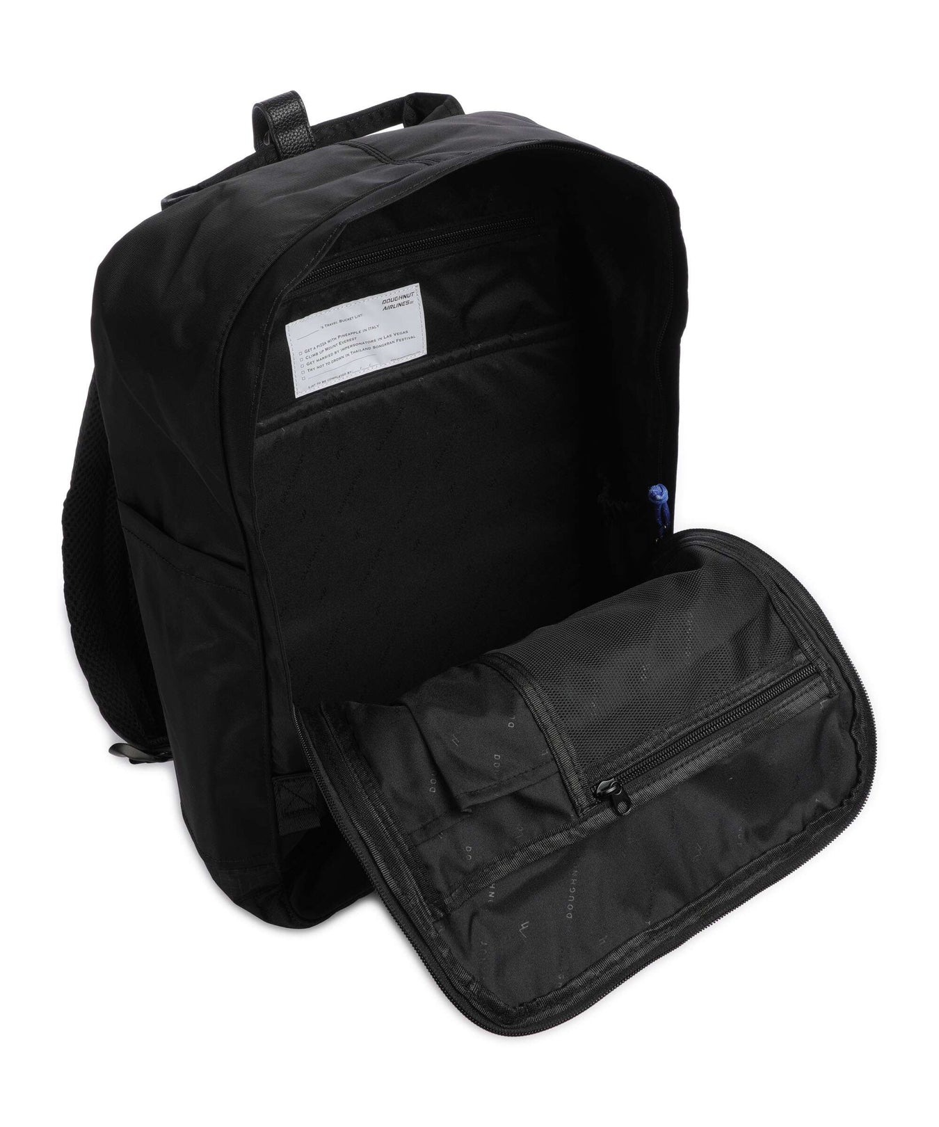 Doughnut Airlines Macaroon Backpack black