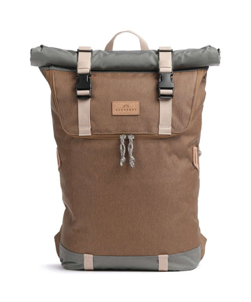 Doughnut Christopher Rolltop ruksak khaki/grey