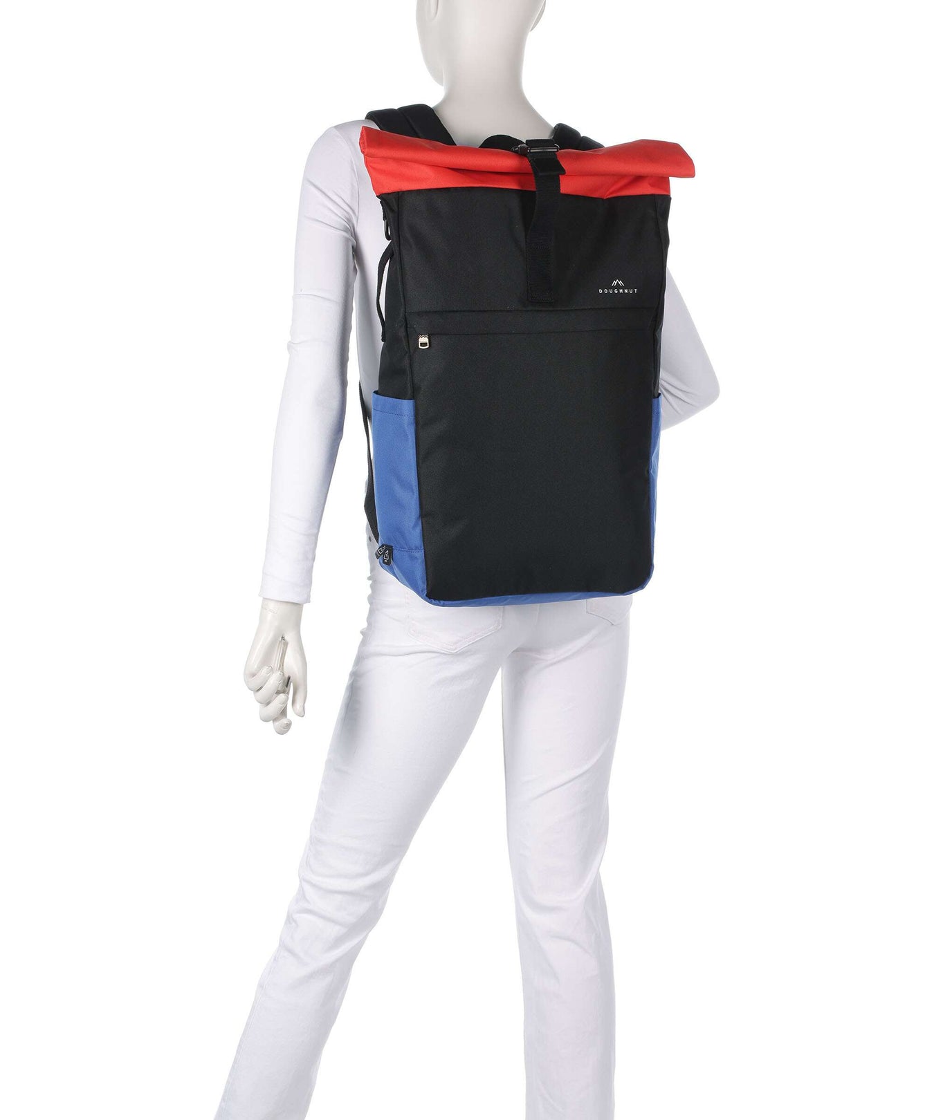 Doughnut Reborn Jetpack Rolltop backpack stone/wine