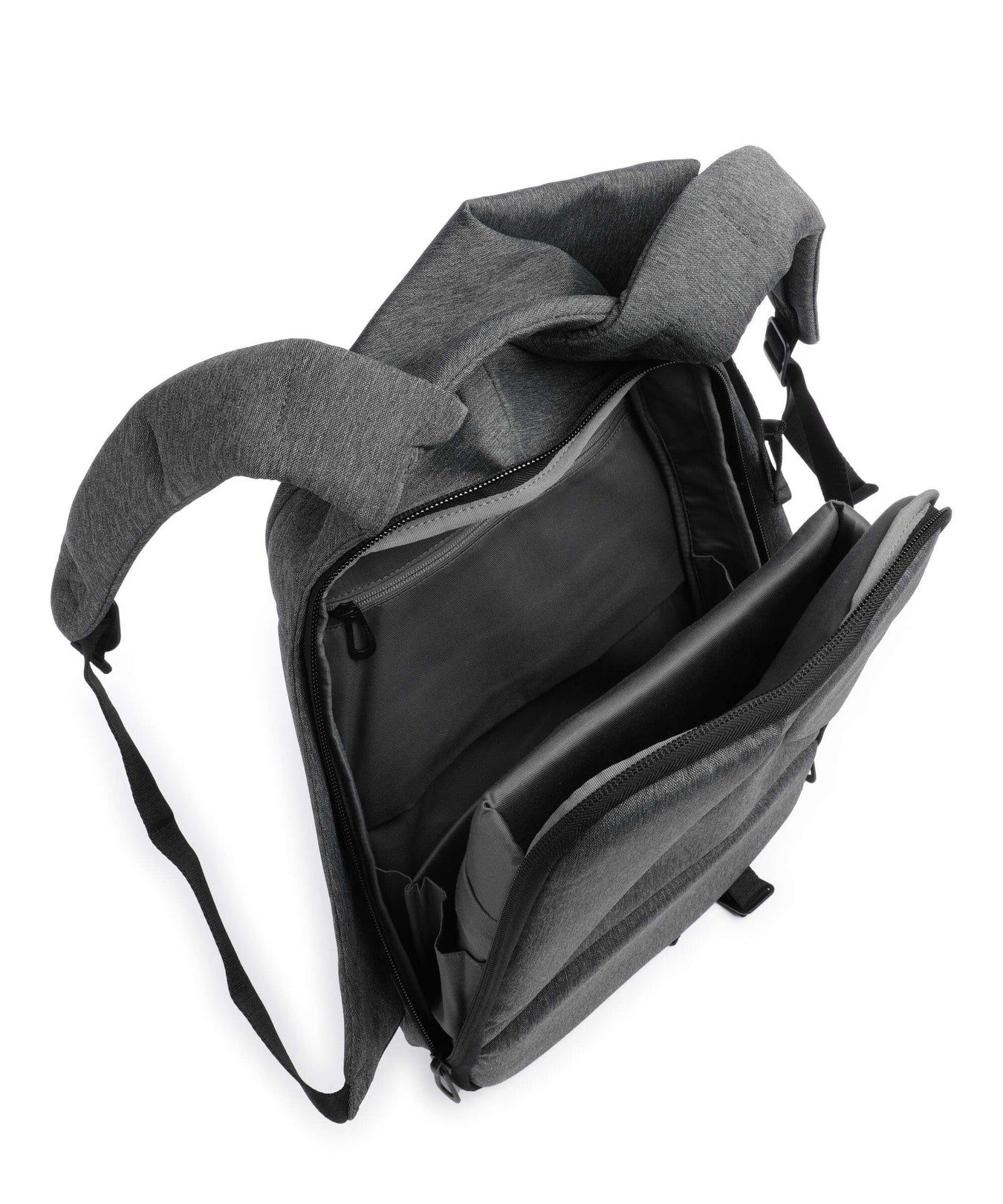 Côte&Ciel Smooth Isar Medium Backpack black melange