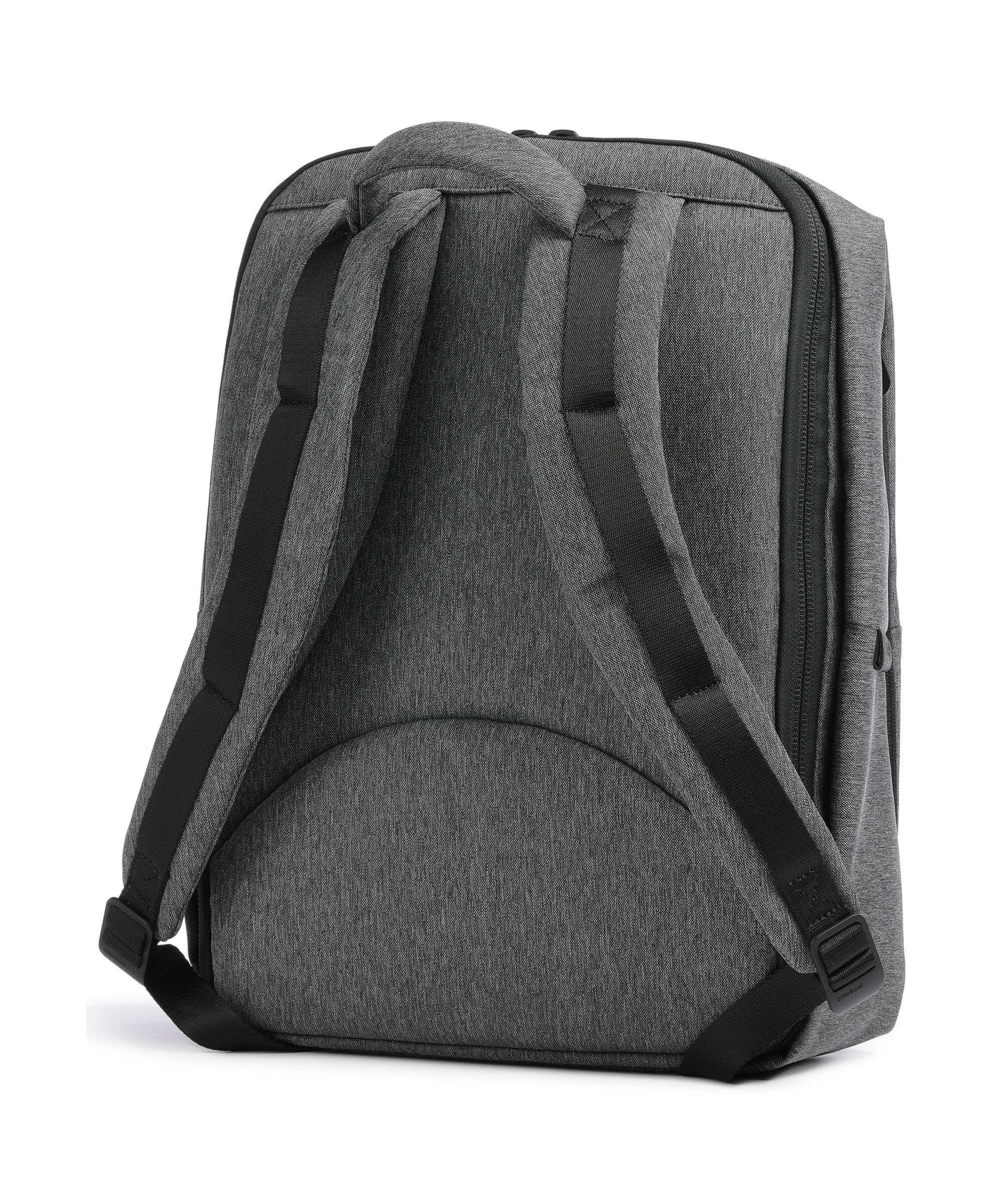 Côte&Ciel Eco Yarn Rhine Laptop backpack black melange