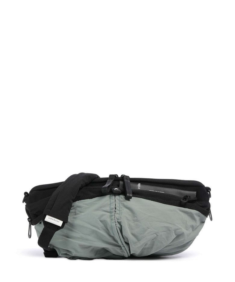 Côte&Ciel Orne Crossbody bag black/sage green