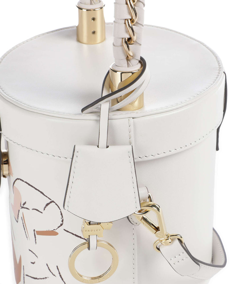 Radley London Racing Crossbody bag chalk