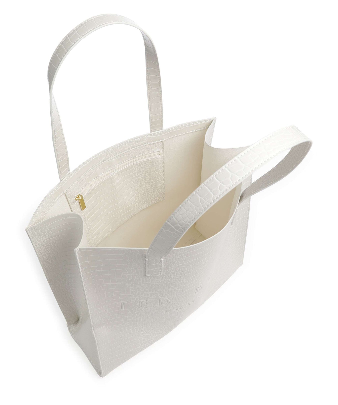 Ted Baker Croccon Tote bag nude