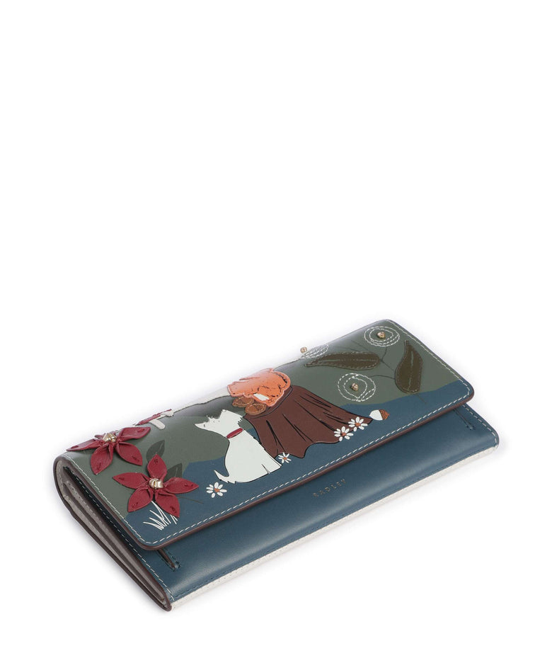 Radley London Autumn Leaves Wallet snow