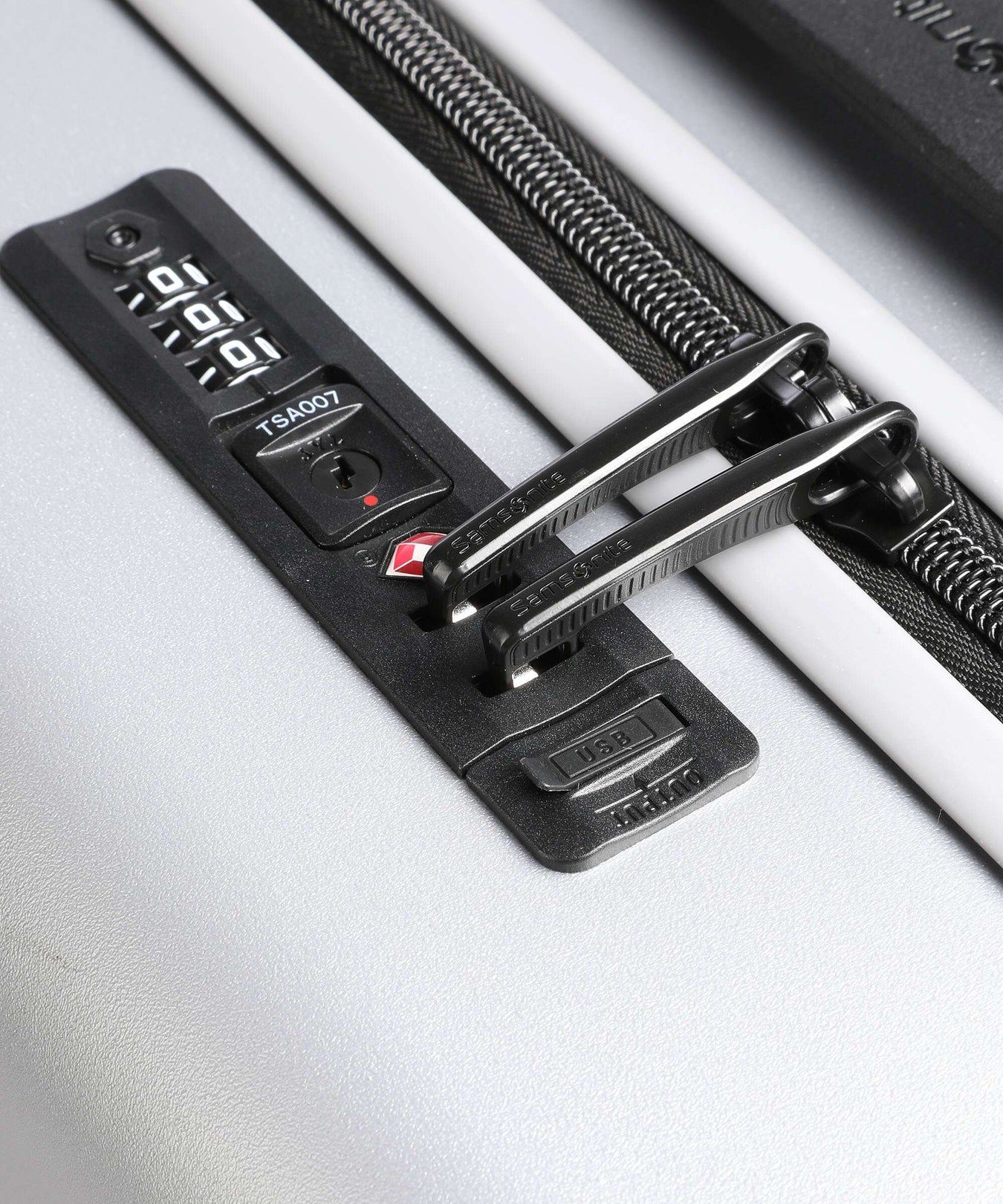 Samsonite Quadrix Spinner (4 wheels) silver