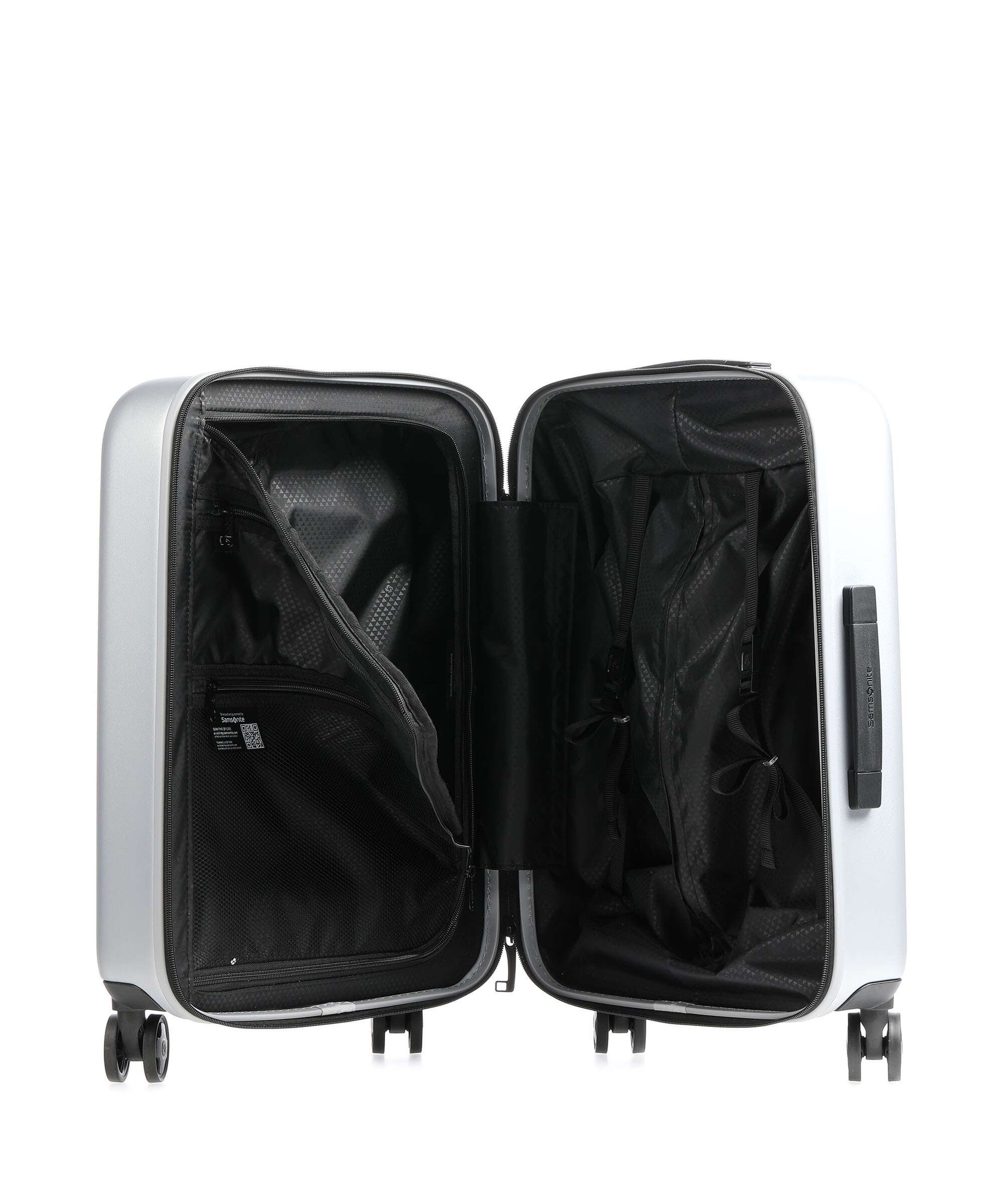Samsonite Quadrix Spinner (4 wheels) silver