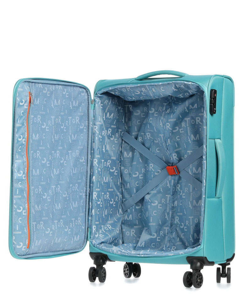 American Tourister Sea Seeker Spinner (4 wheels) aqua green