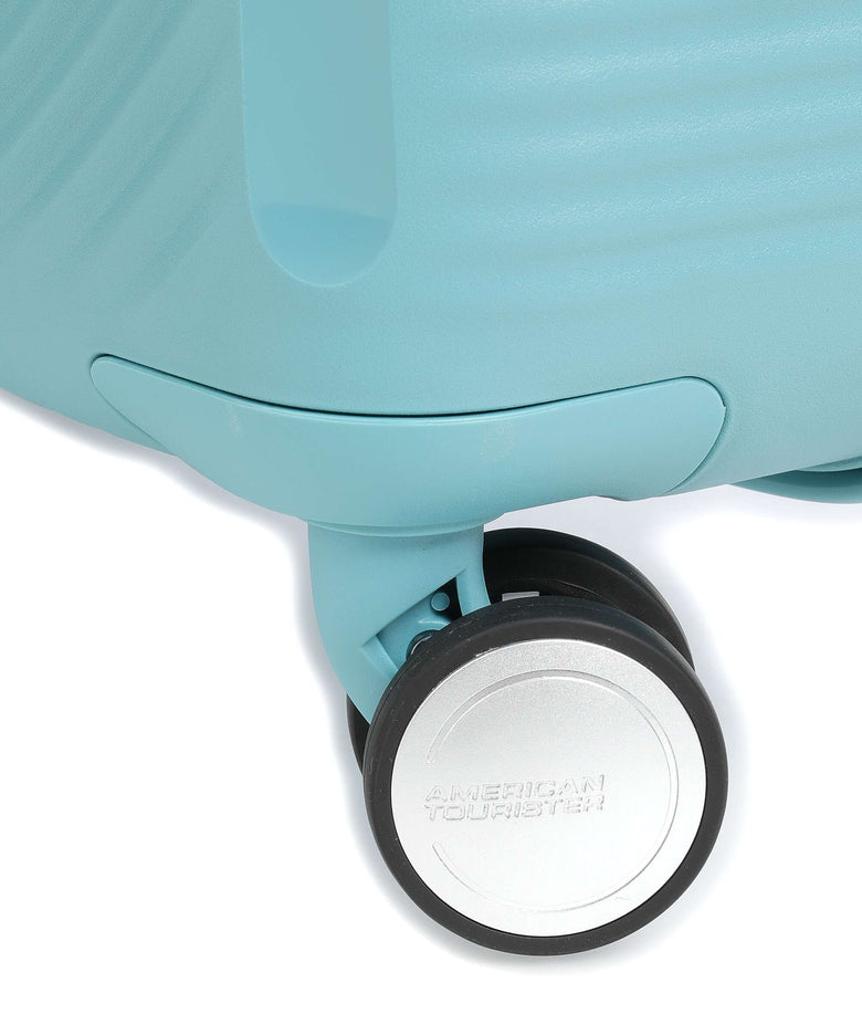 American Tourister Soundbox Spinner (4 wheels) turquoise tonic