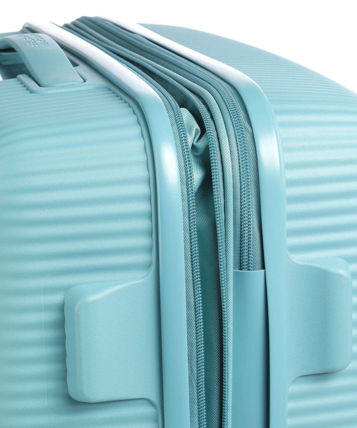 American Tourister Soundbox Spinner (4 wheels) turquoise tonic
