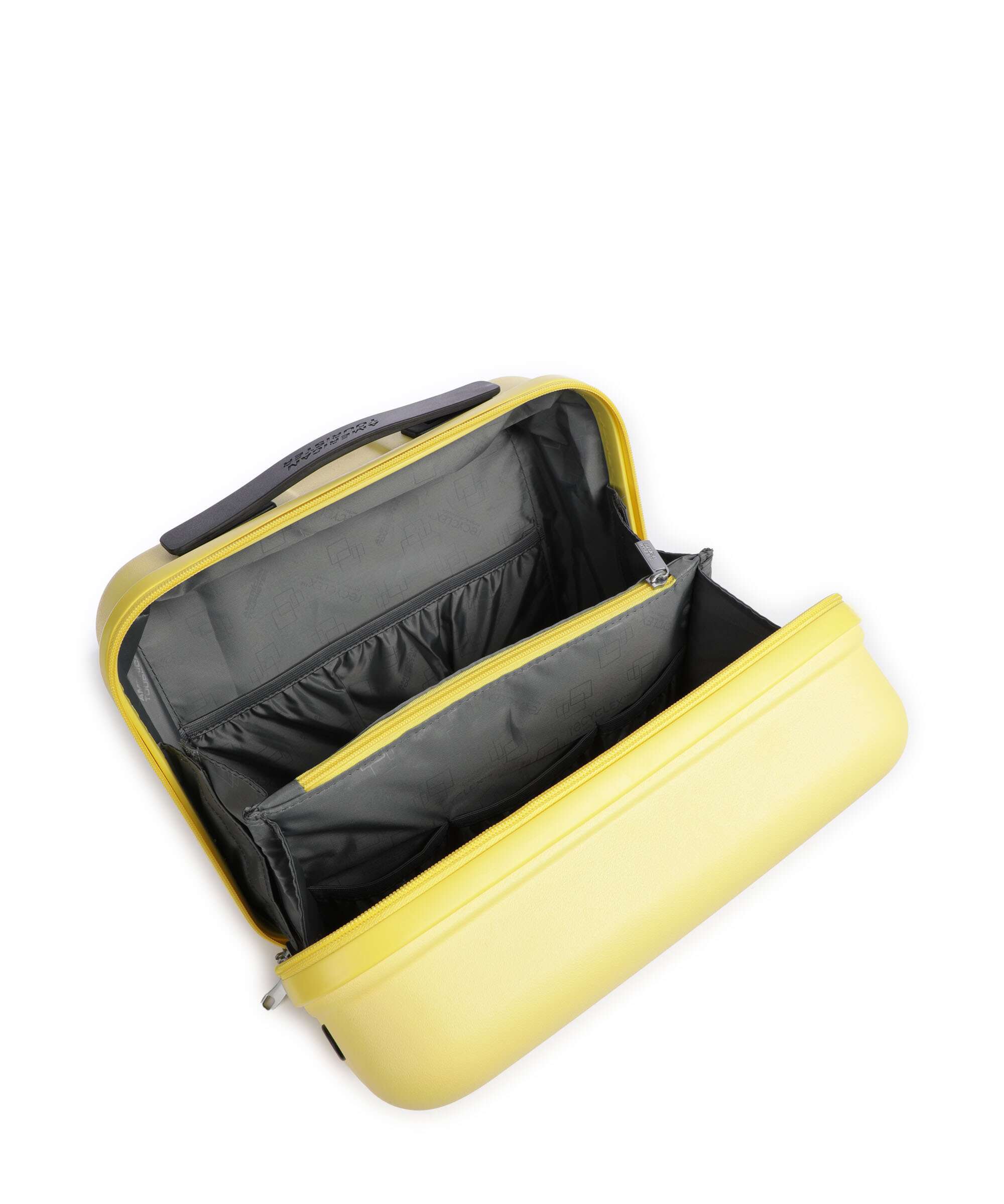 American Tourister High Turn Beauty case matt yellow