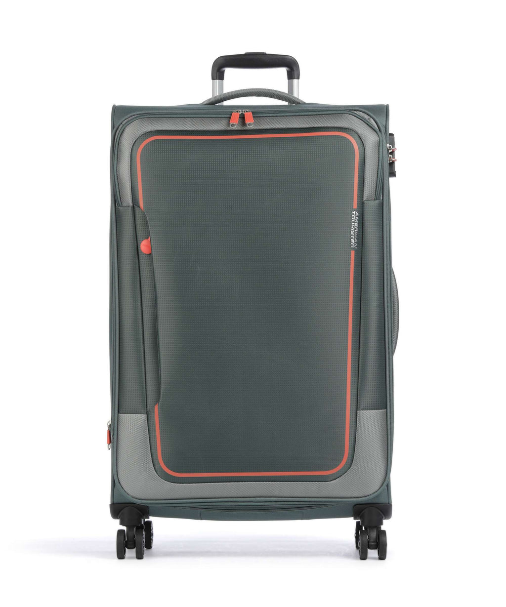 American Tourister Pulsonic Spinner (4 wheels) dark forest