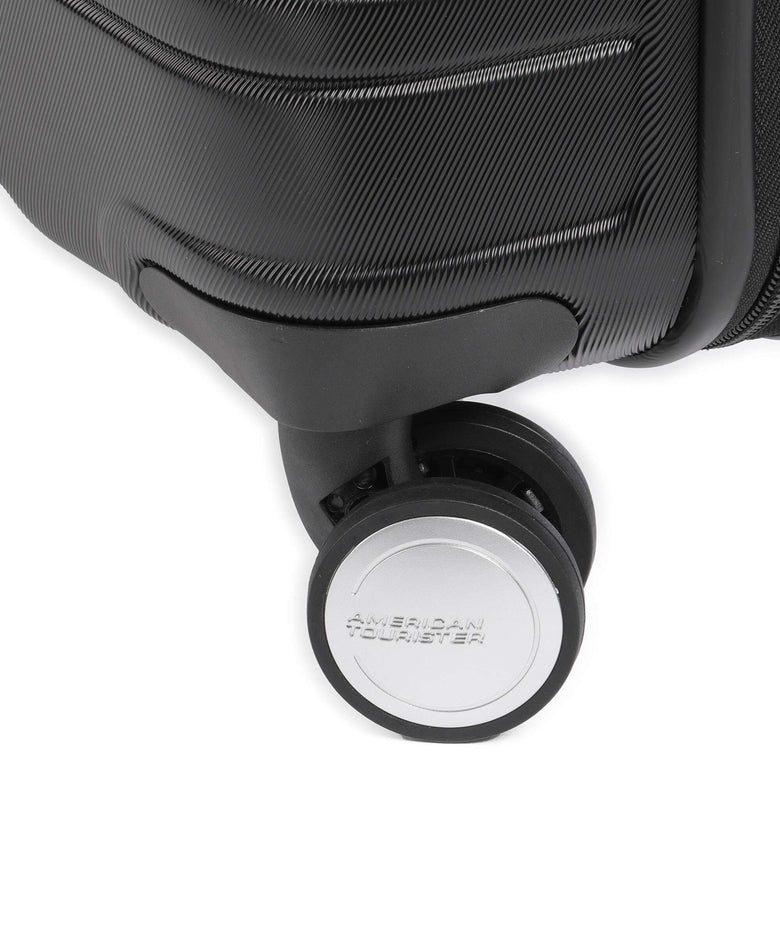 American Tourister Flashline Spinner (4 wheels) shadow black