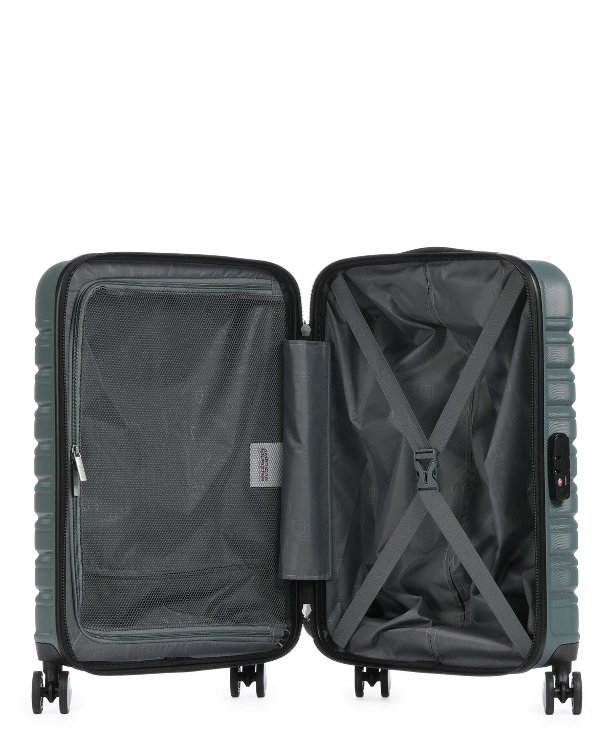 American Tourister Flashline Spinner (4 wheels) dark forest