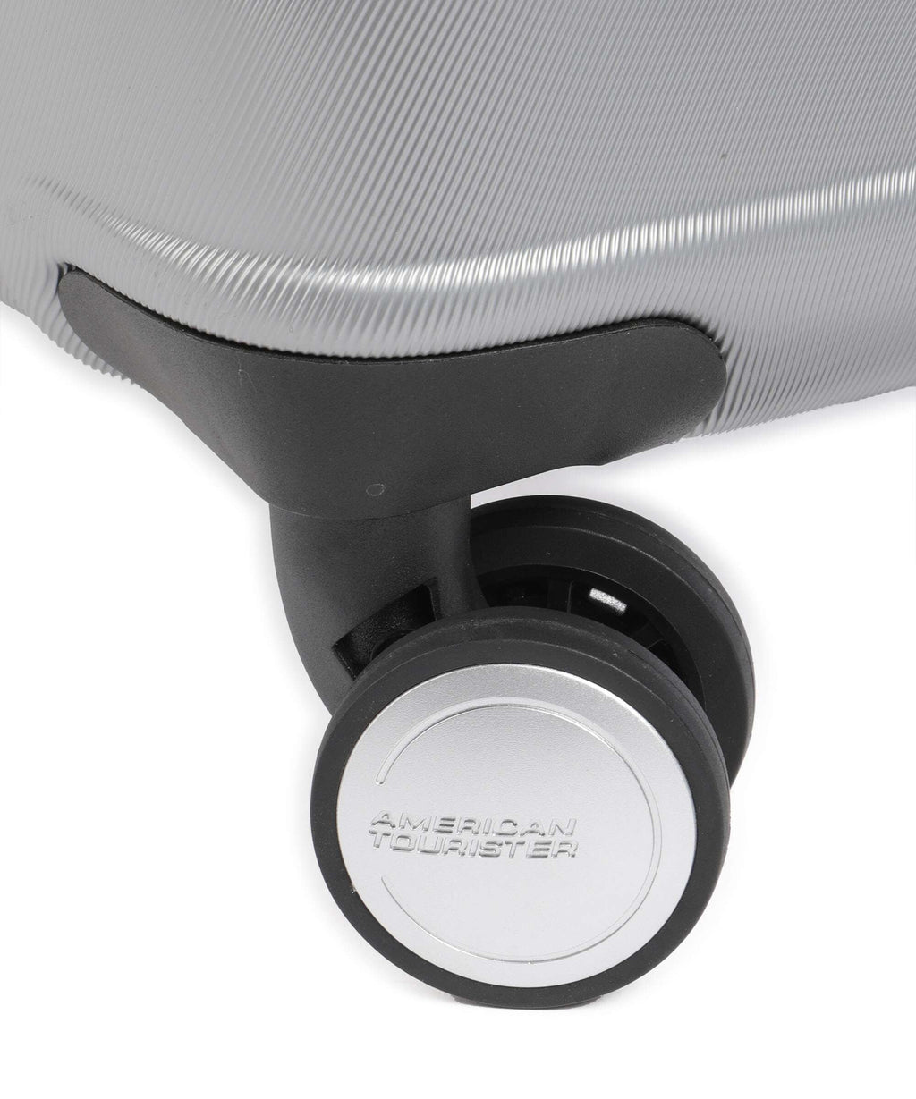 American Tourister Flashline Spinner (4 wheels) sky silver