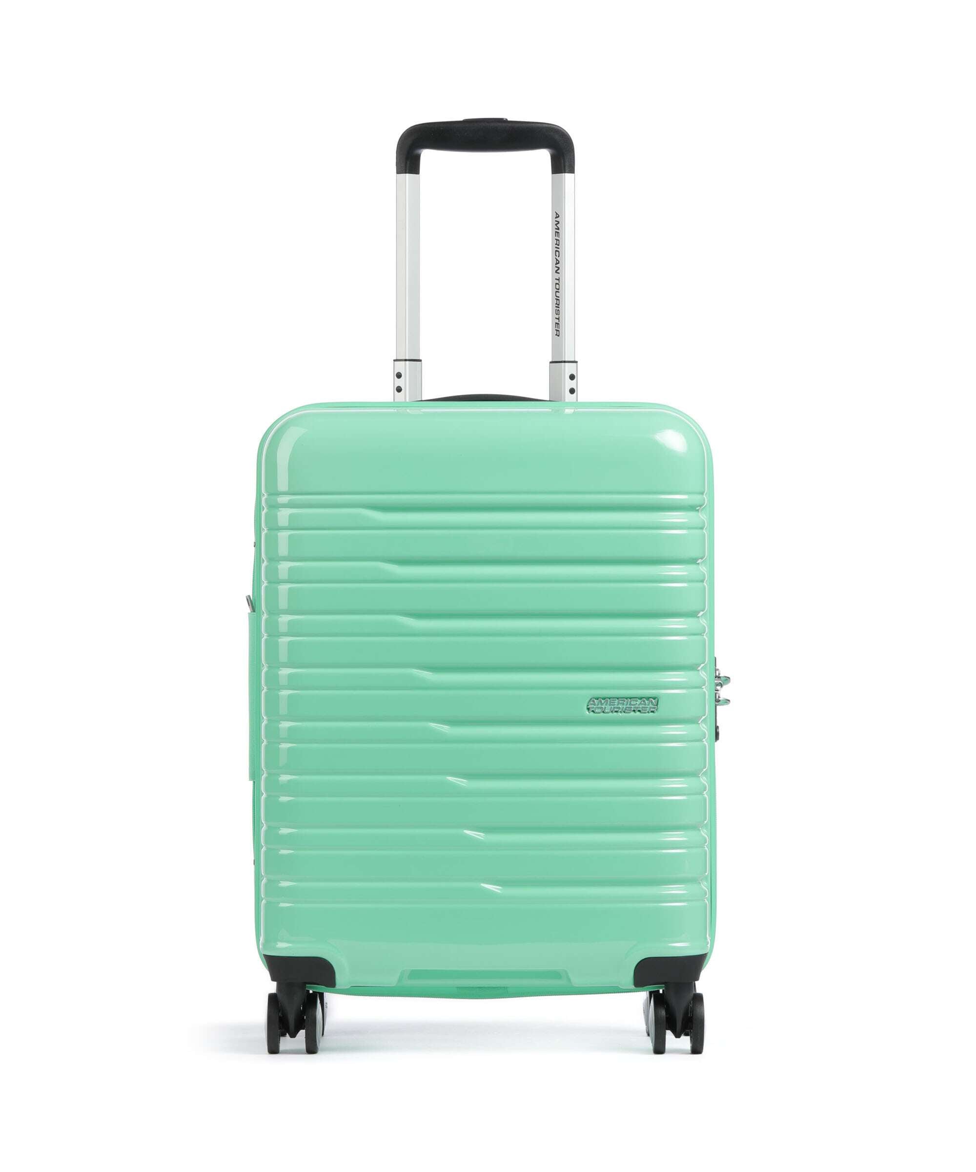 American Tourister Flashline Pop Spinner (4 wheels) light green