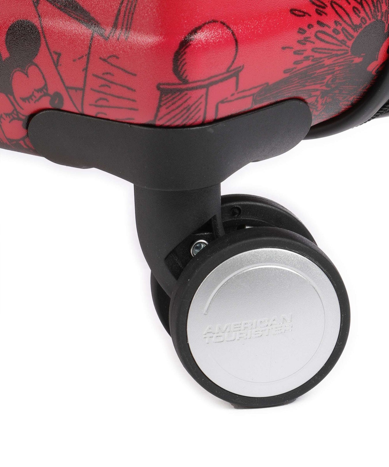 American Tourister Wavebreaker Disney Spinner (4 wheels) mickey comics red