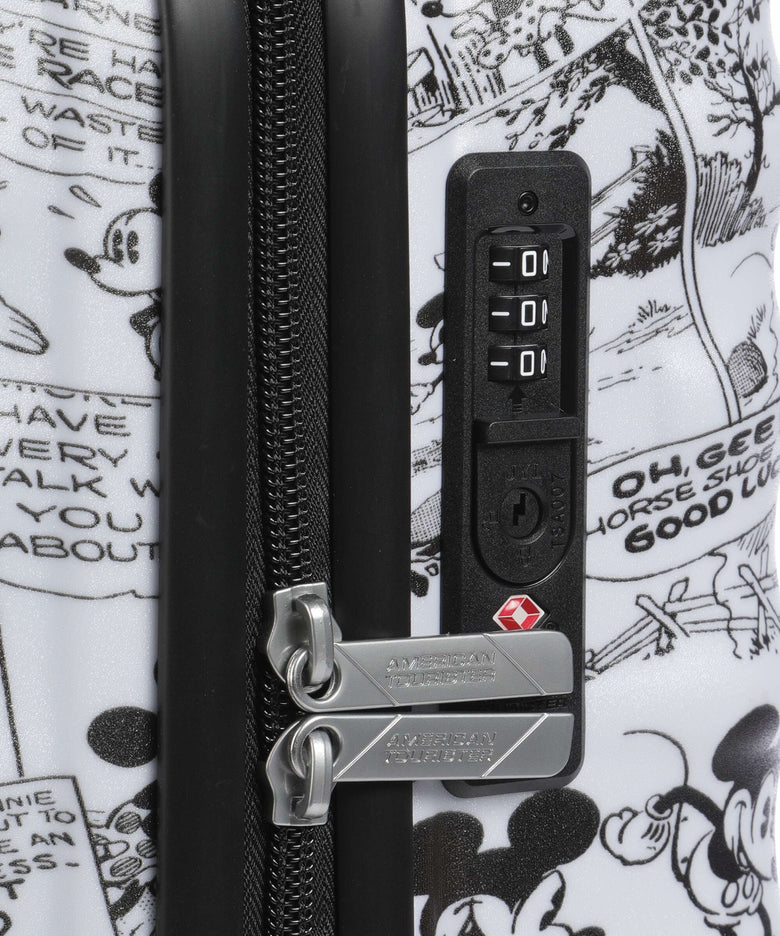 American Tourister Wavebreaker Disney Spinner (4 wheels) minnie comics/white