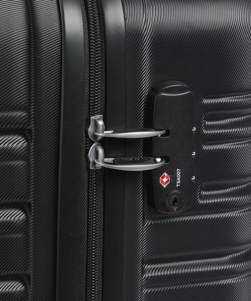 American Tourister Flashline Spinner (4 wheels) shadow black