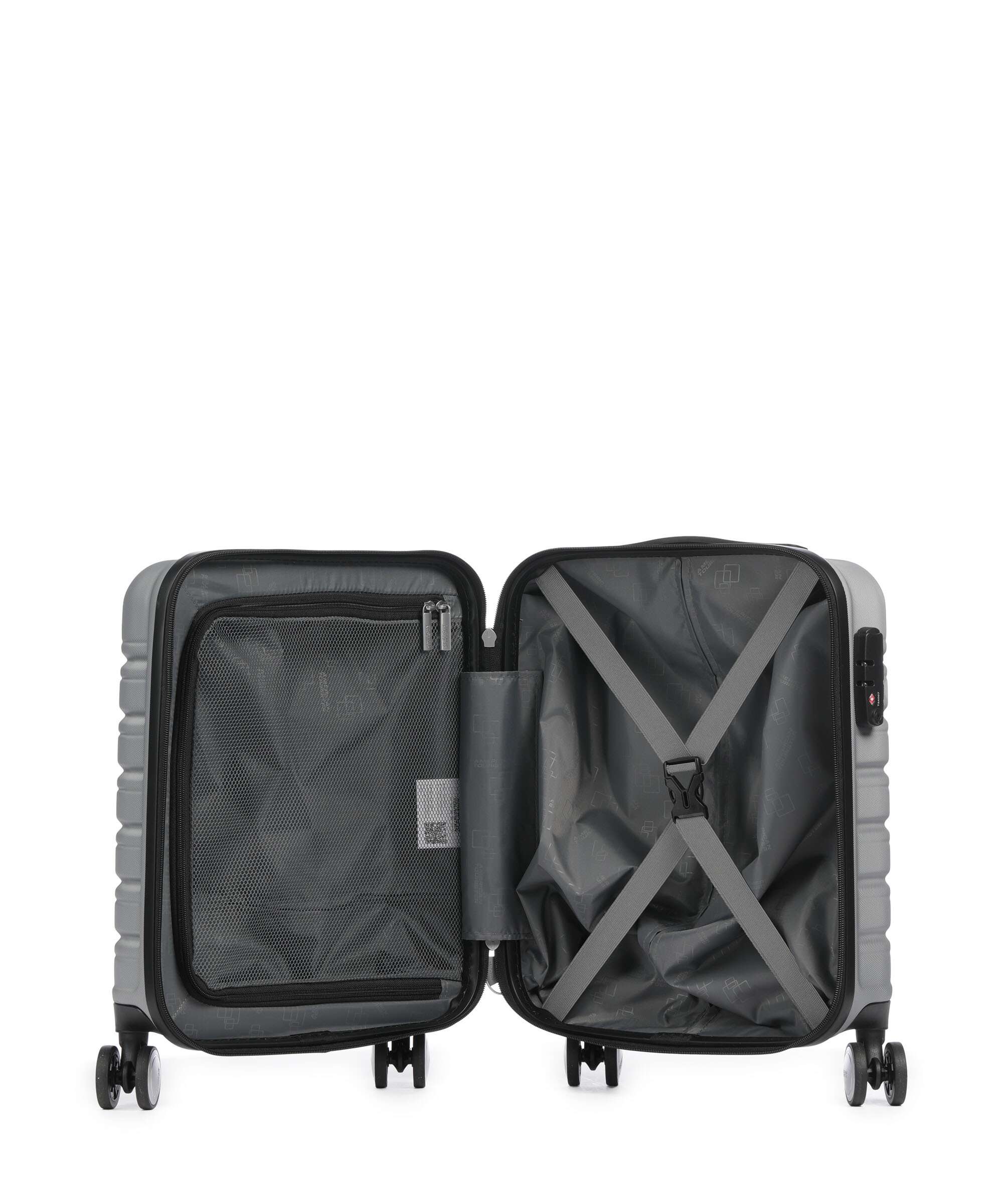 American Tourister Flashline Spinner (4 wheels) sky silver