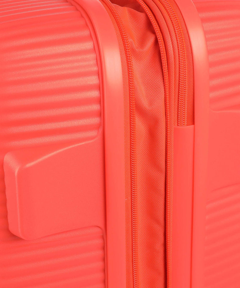 American Tourister Soundbox Spinner (4 wheels) neon orange