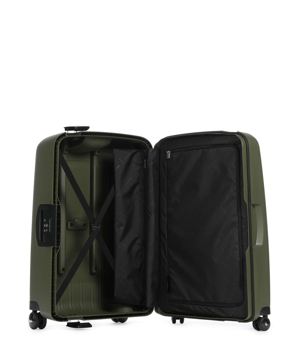Samsonite S'Cure Spinner (4 wheels) olive