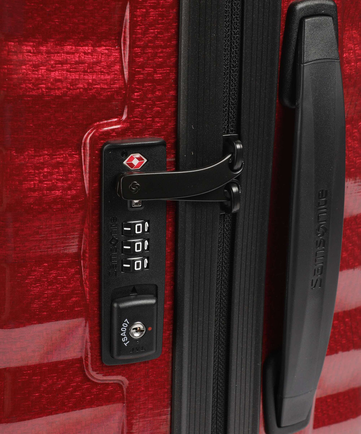 Samsonite Lite-Shock Spinner (4 wheels) hyacinth red