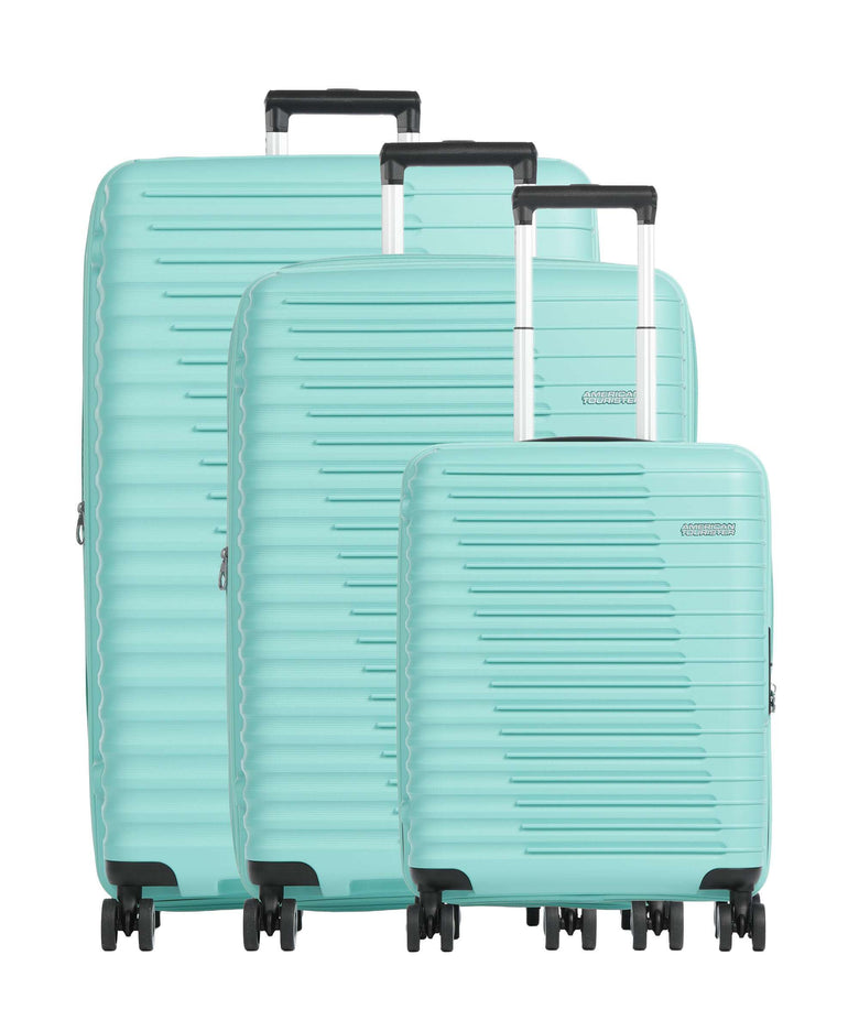 American Tourister Roadrush Suitcase set (4 wheels) aqua turquoise
