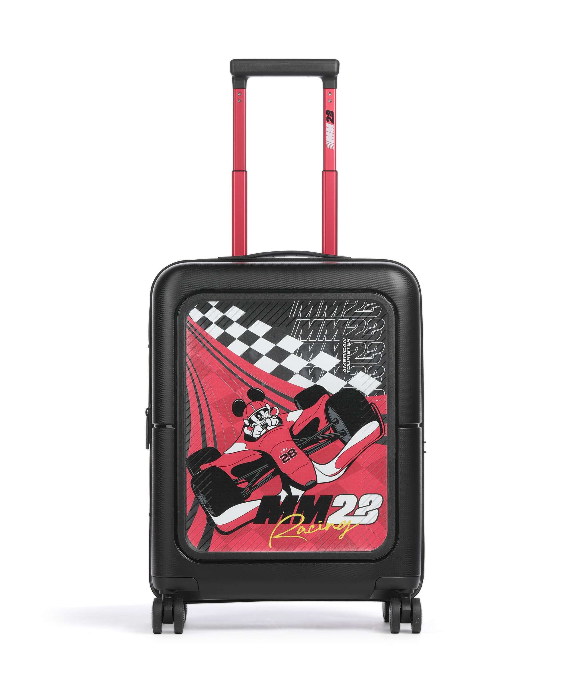 American Tourister Dashpop Disney Spinner (4 wheels) racing mickey