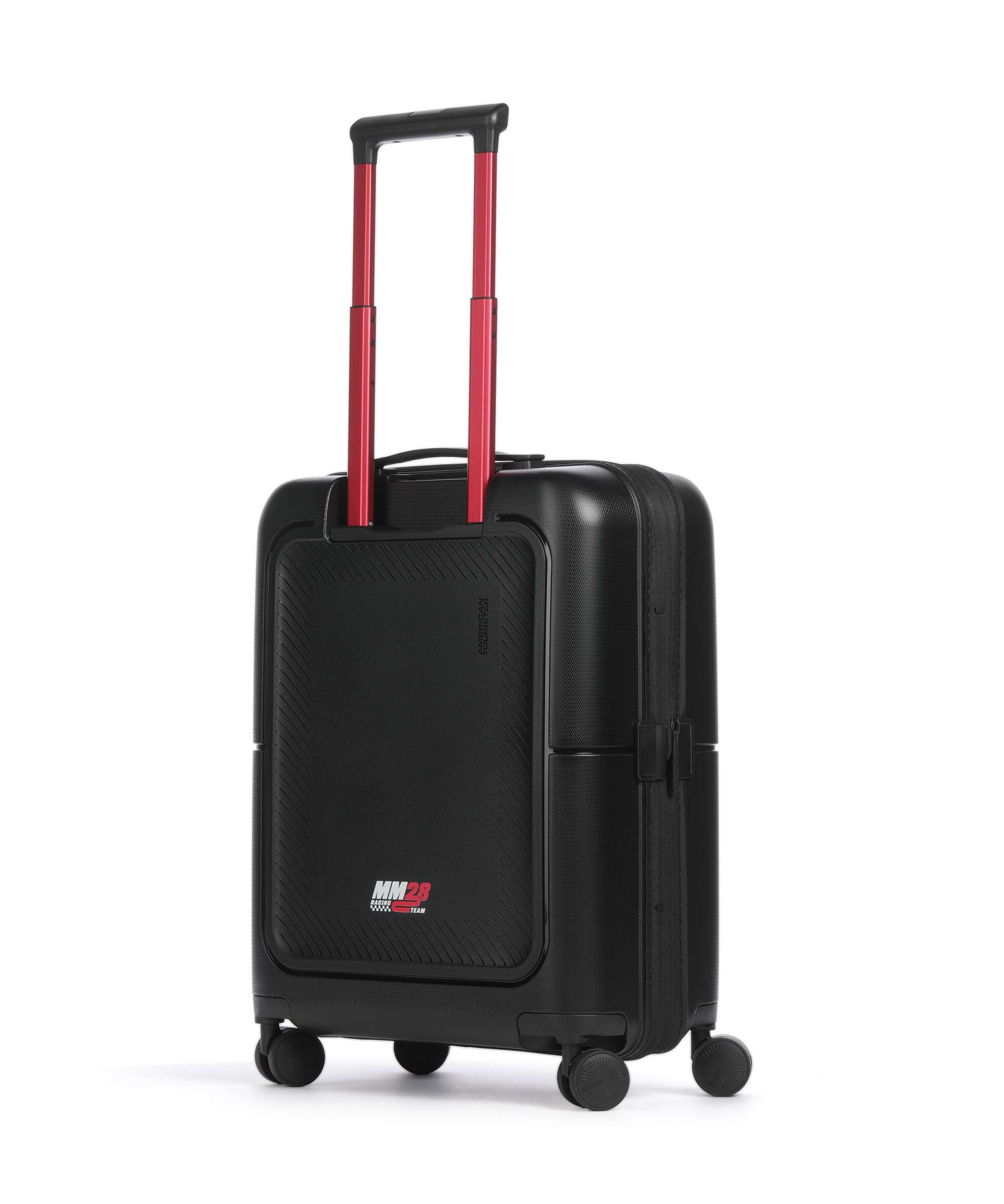 American Tourister Dashpop Disney Spinner (4 wheels) racing mickey