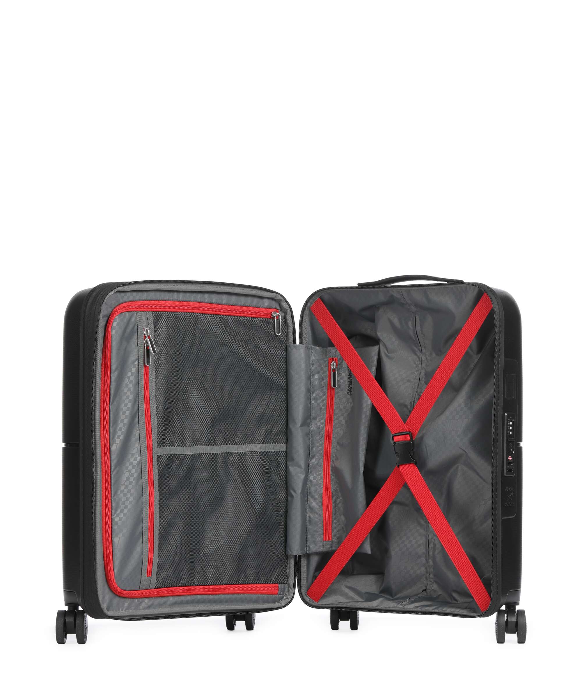 American Tourister Dashpop Disney Spinner (4 wheels) racing mickey