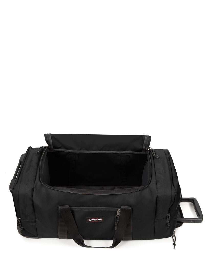 Eastpak Leatherface M + Travel bag with wheels black